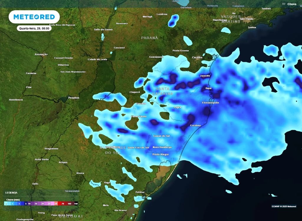 alerta de chuvas intensas
