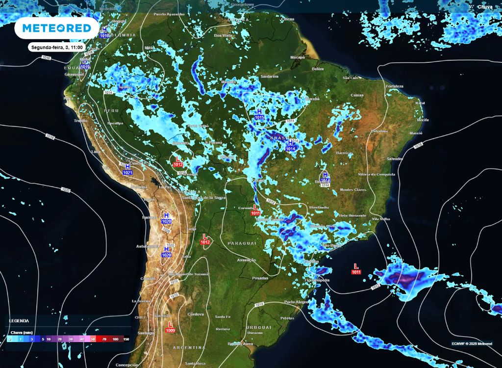 alerta de chuvas intensas e de tempestades