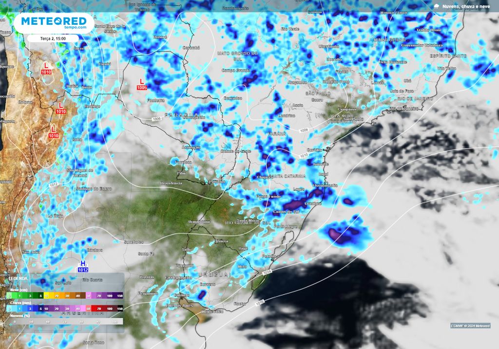 Chuvas Intensas Volumosas E Tempestades Marcam A Região Sul Nos