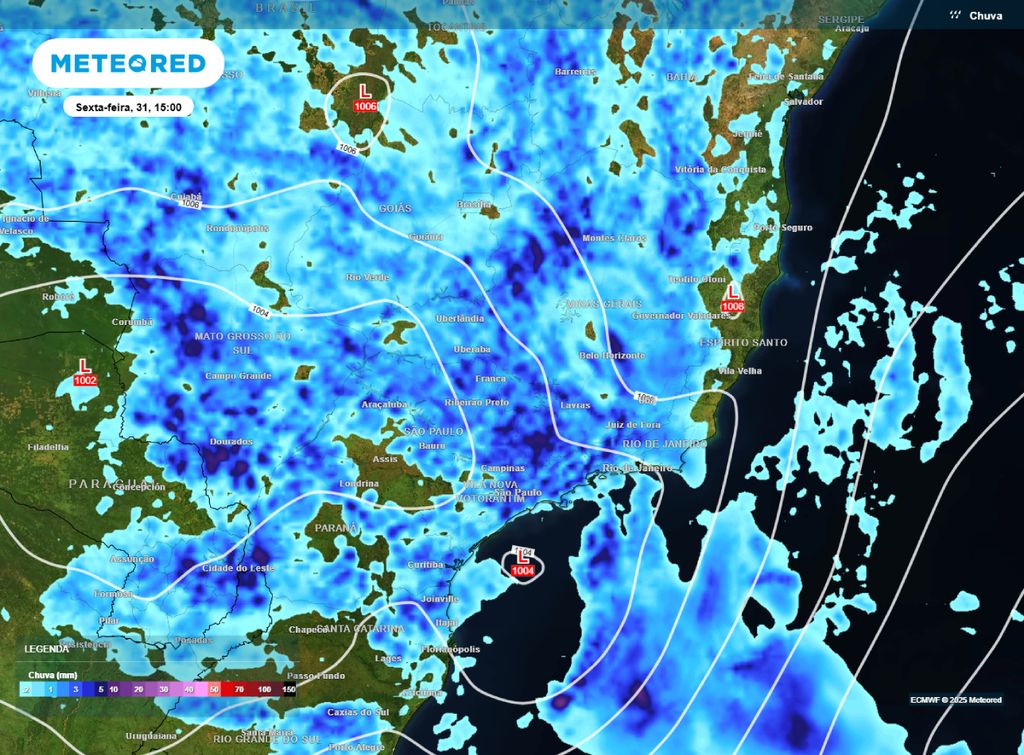alerta de chuvas intensas