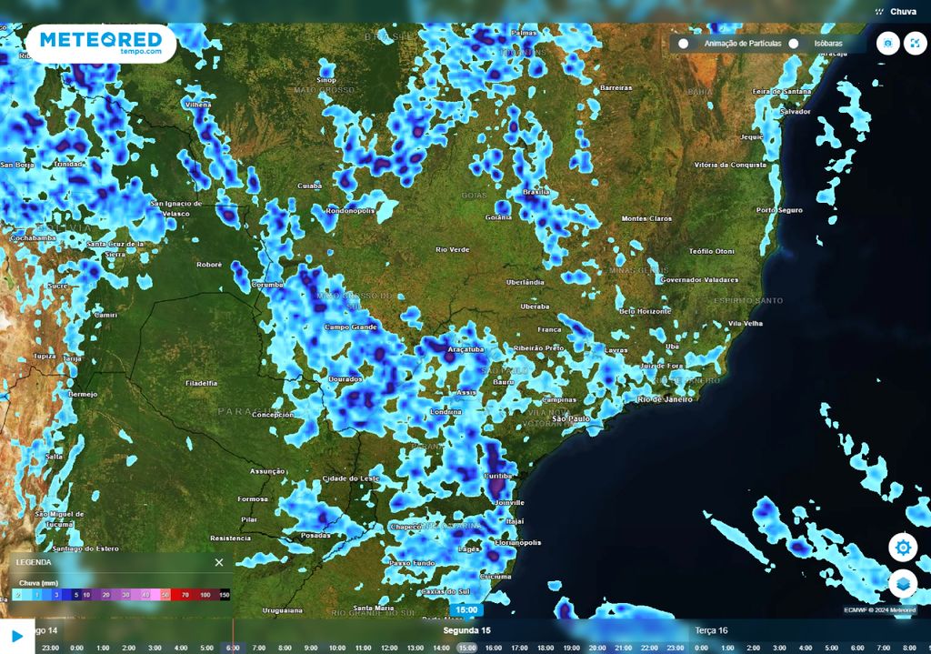 pancadas e tempestades