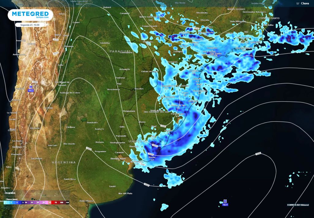 alerta de chuva na região sul alerta de chuva na região sul