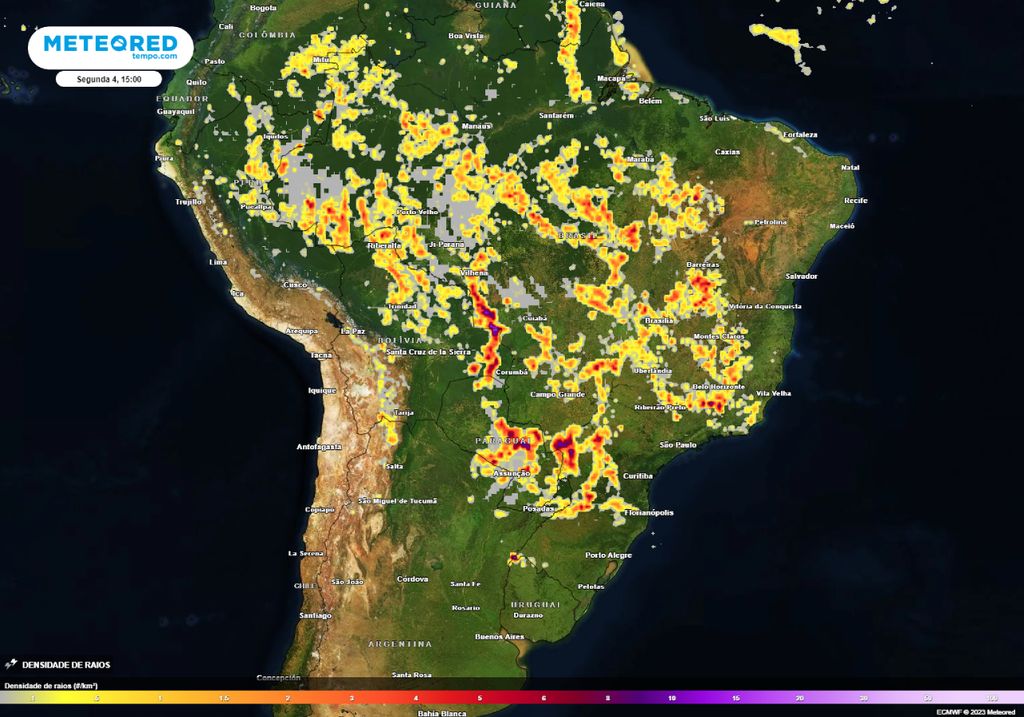 tempestades e descarga elétricas