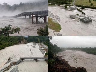 Chuvas torrenciais e estragos na Nova Zelândia