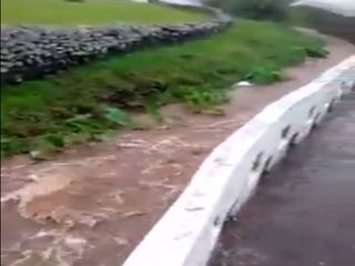 Chuvas torrenciais geram inundações na ilha de Santa Maria nos Açores