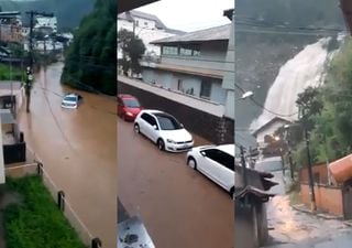 Chuvas torrenciais provocam enchentes e desabamentos em SP e no RJ