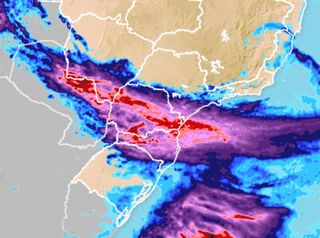 Chuvas volumosas trazem alertas para a Região Sul e estados do MS e de SP