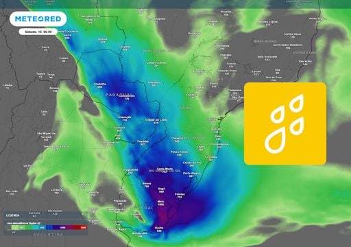 Ciclog&ecirc;nese causar&aacute; intenso fluxo de umidade sobre o centro-sul do Brasil a partir de sexta, 9