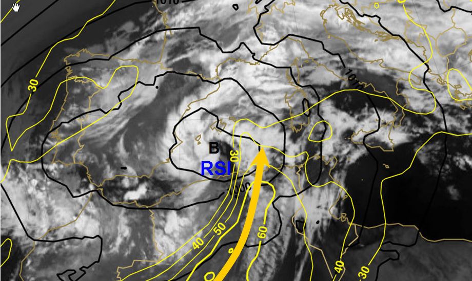 Idem que en la imagen anterior pero para las 06 UTC.