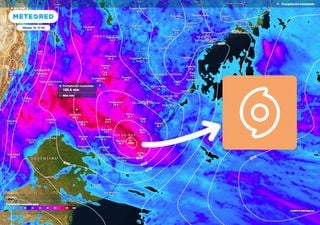 Ciclogénesis de 72 horas en Argentina con lluvias abundantes de 100 a 200 mm en estas provincias