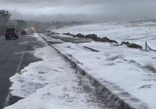 "Ciclón Bomba" dejó graves inundaciones en la costa oeste de Estados Unidos