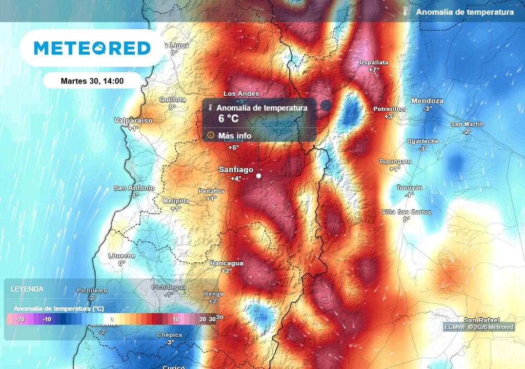 Tras las heladas matinales este martes las máximas superarán los promedios históricos en varias zonas de la RM.