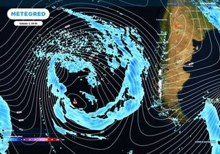 Ciclón extratropical, frente frío y río atmosférico llegarán a Chile antes que concluya el fin de semana largo