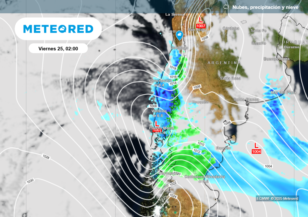 Bajas presiones en camino Bajas presiones en camino