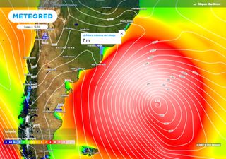 Ciclón extratropical con intenso mar de fondo: alerta por grandes olas en la Costa Atlántica