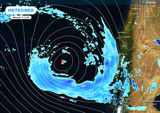 Ciclón extratropical llegará a la Región de Biobío para Fiestas Patrias: lluvias acumularían hasta 30 mm, según Meteored