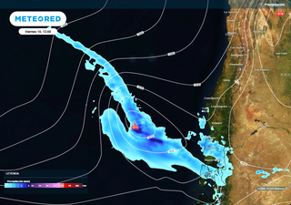 'Ciclón extratropical se dirige a Chile': así lloverá entre Ñuble y Los Ríos este fin de semana, según Meteored