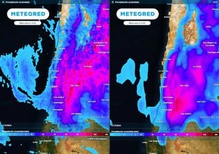 Ciclón extratropical se transformará en baja segregada: lluvias y potencial para tormentas en el centro y norte de Chile