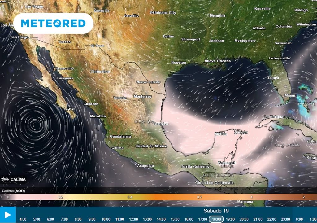 Modelo ECMWF - Calima AOD