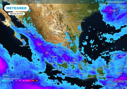 Cicl&oacute;n Iselle se fortalece y una Onda Tropical genera lluvias hoy martes en M&eacute;xico, persistiendo calor superior a 40 &deg;C