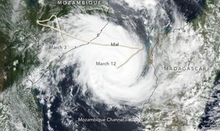 El ciclón tropical Idai vuelve a Mozambique