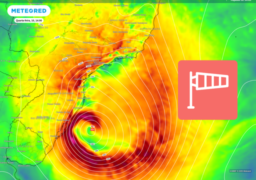 Ciclone ainda deixa alertas de intensas rajadas de vento antes de se afastar; veja as áreas sob risco