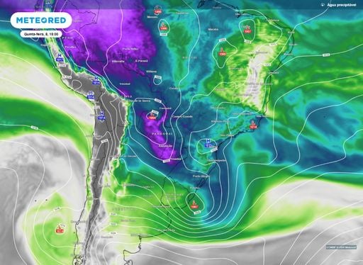 Ciclone ajuda a fortalecer as chuvas e os temporais em 5 estados; confira o alerta