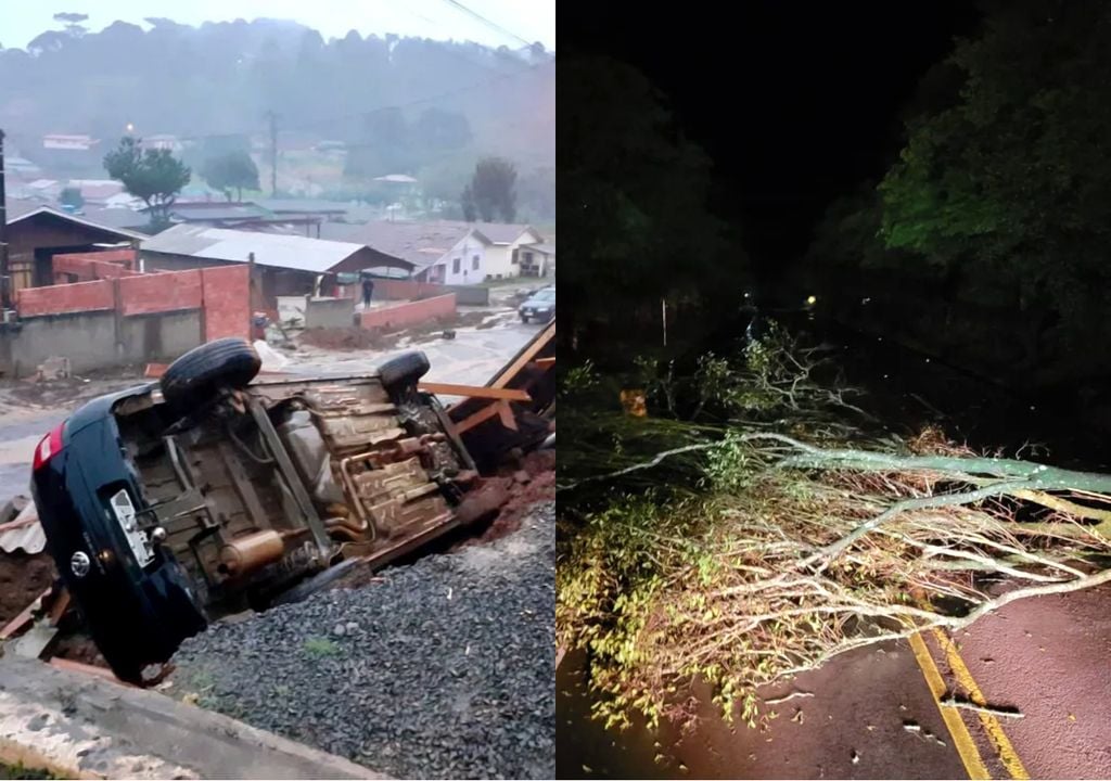 Ciclone causa danos gravíssimos em Rio Grande do Sul e Santa Catarina