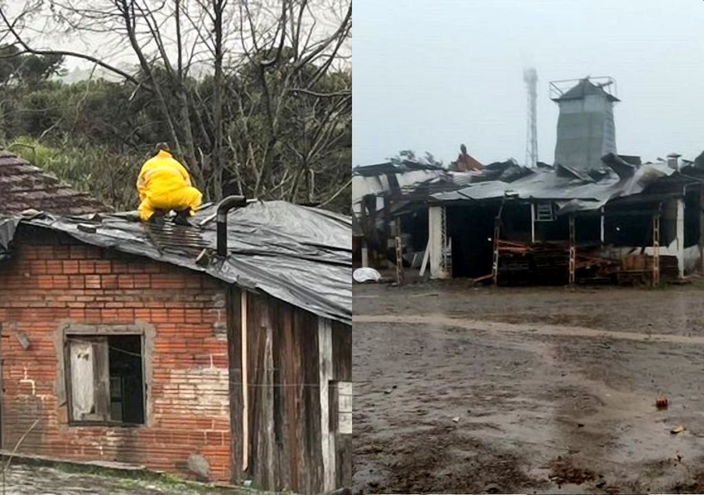 Ciclone causa danos gravíssimos em Rio Grande do Sul e Santa Catarina
