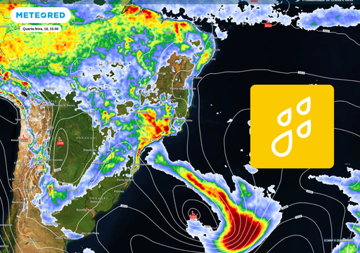 Ciclone e fraca frente fria mudam o padr&atilde;o do tempo no Brasil nesta quarta, 18; confira a previs&atilde;o