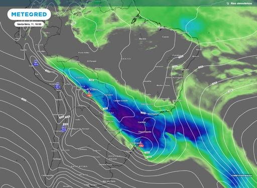 Ciclone e frente fria atinge 3 regi&otilde;es e deixam em alerta 7 estados; confira os riscos