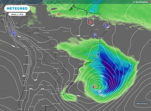 Ciclone e frente fria atingem o Brasil nas pr&oacute;ximas horas; saiba o que esperar