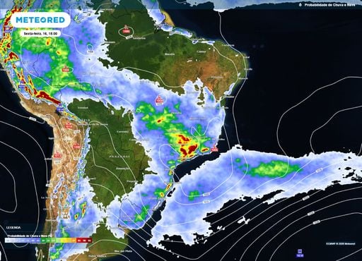 Ciclone e frente fria atingem o Sudeste e aumentam as chuvas e temporais severos na regi&atilde;o; veja a previs&atilde;o
