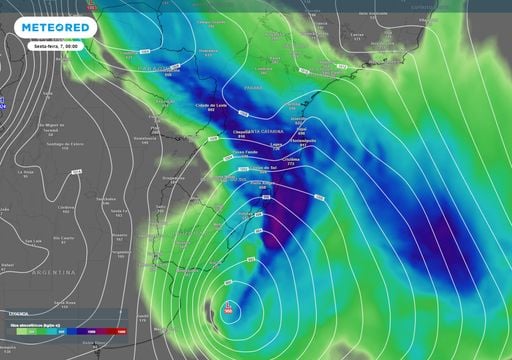 Ciclone e frente fria atingem o Sul: risco de temporais e chuva forte; veja as &aacute;reas em risco