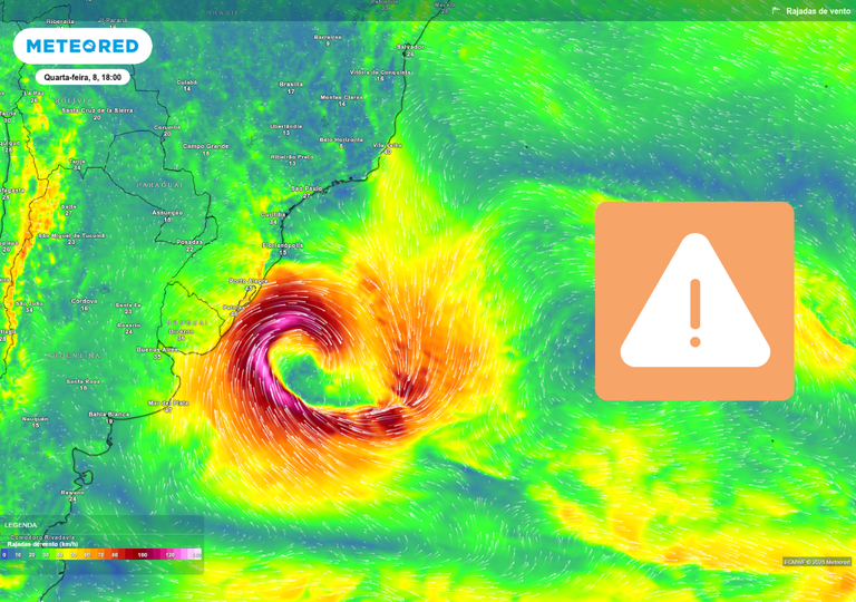 Ciclone est&aacute; formado e afetando o Brasil; entenda os riscos para os pr&oacute;ximos dias