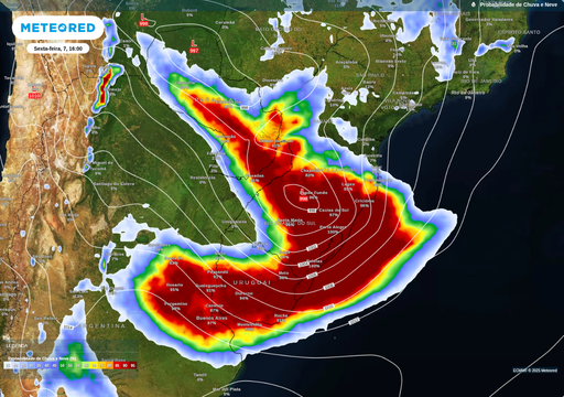 Ciclone extratropical: INMET emite alerta vermelho para chuvas intensas e rajadas de ventos nesta sexta, 7; confira