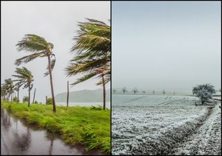 Ciclone, rajadas intensas de vento, ar polar e geadas no Sul do Brasil