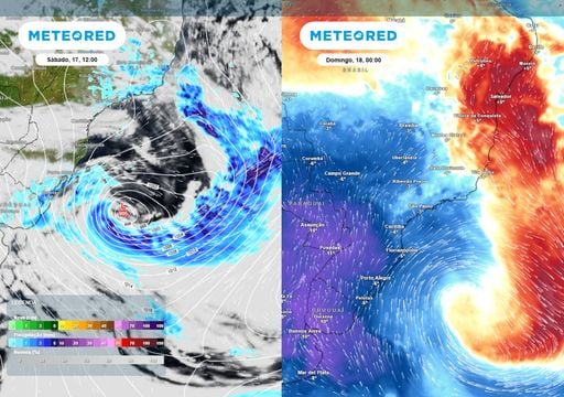 Ciclone impulsiona ar frio e derruba as temperaturas no Sul e no Sudeste