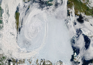 Los ciclones en el Ártico son más fuertes, duran más y se están formando con más frecuencia