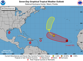 Dos tormentas tropicales en el Atlántico amenazan zonas terrestres, entre ellas Texas y noreste México