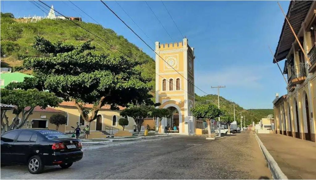 A Torre do Relógio, em Piranhas (AL). Crédito: Heraldo Sales.