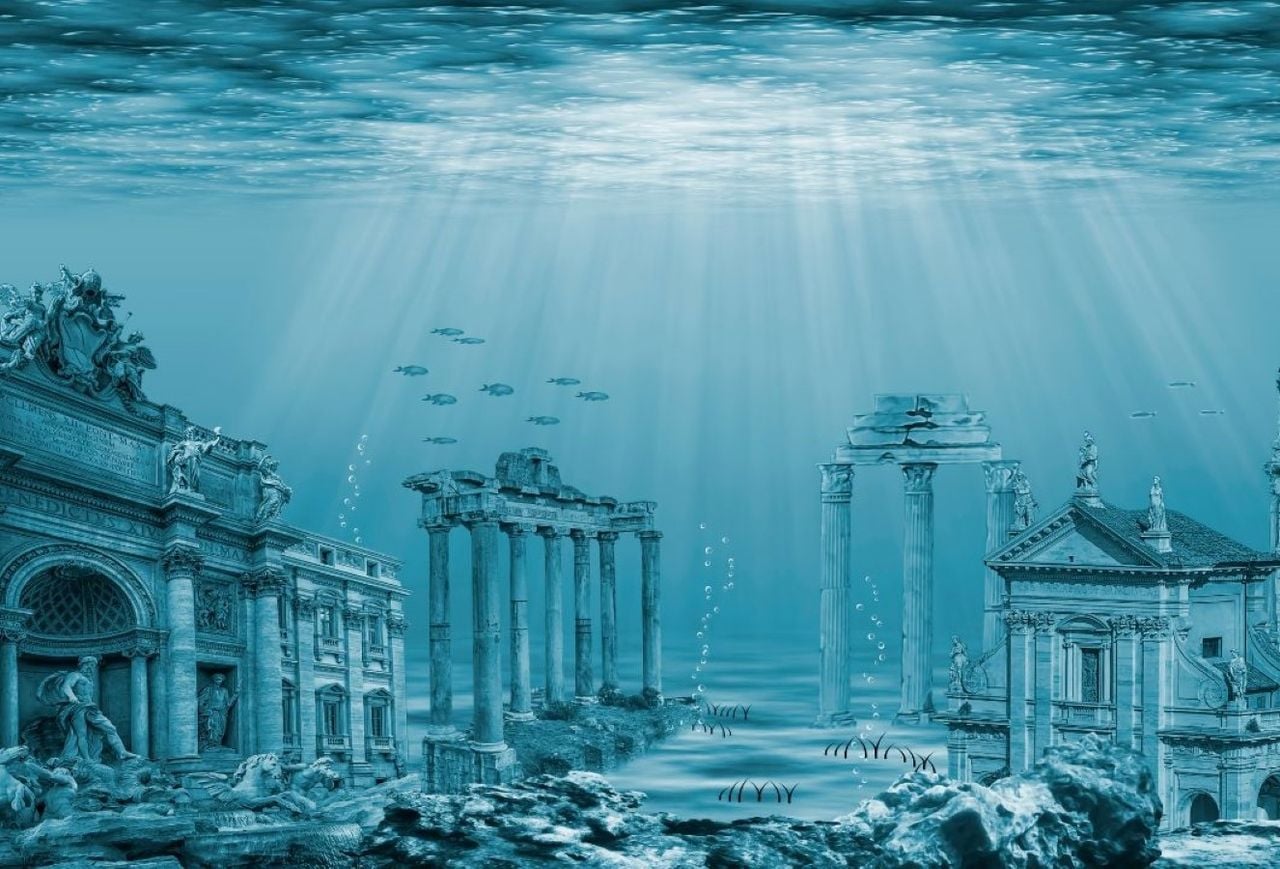 Una ciudad hundida en el Caribe sigue siendo un misterio. Imagen solo con fines ilustrativos. Crédito: Getty Images.
