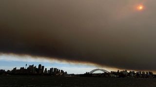 Cielo apocalíptico en Sidney