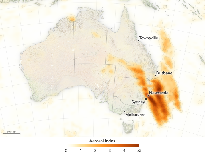 Cielos Polvorientos Y Llenos De Humos En Australia Cielos Polvorientos Y Llenos De Humos En Australia