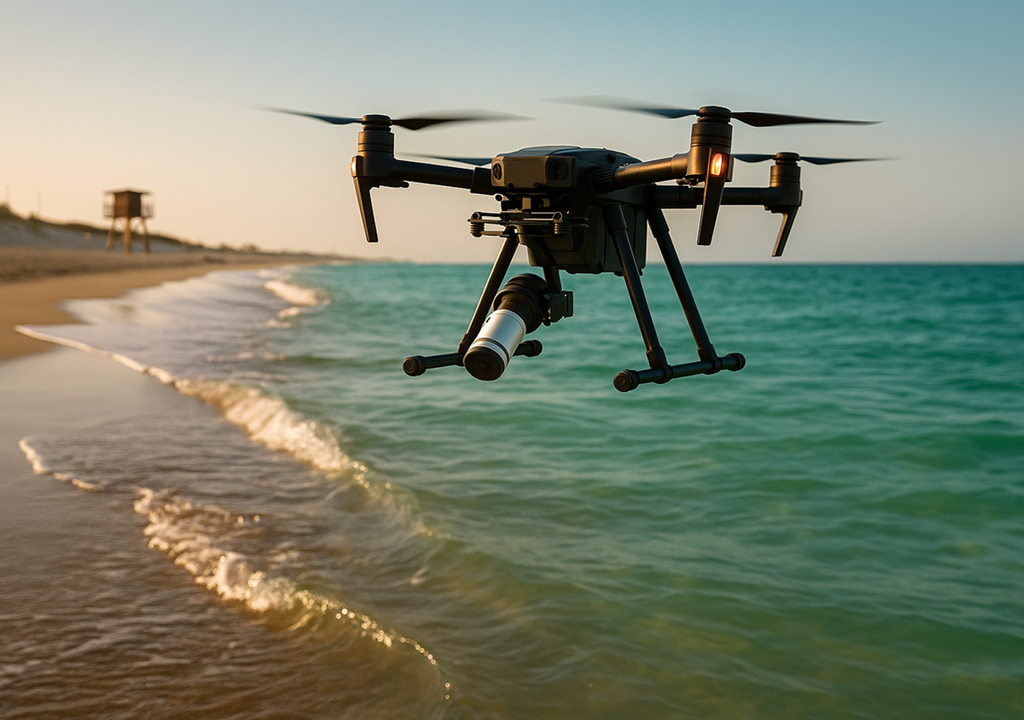 Científicos desarrollan drones que logran detectar concentraciones dañinas de protector solar en el mar Científicos desarrollan drones que logran detectar concentraciones dañinas de protector solar en el mar