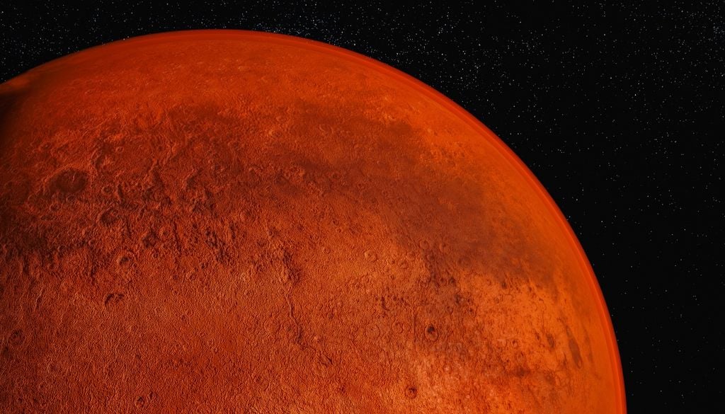 Marte planeta rojo El estudio detectó por primera vez la presencia de granate en una muestra procedente del planeta rojo.
