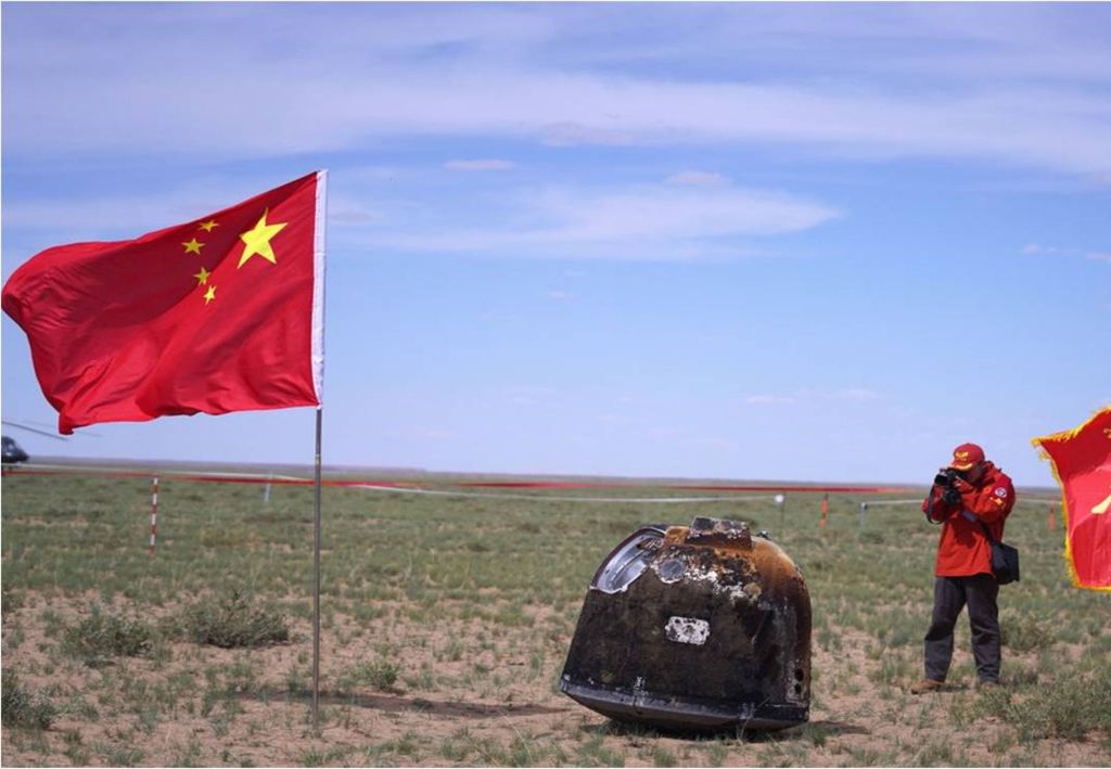 China, amostra do lado oculto da Lua