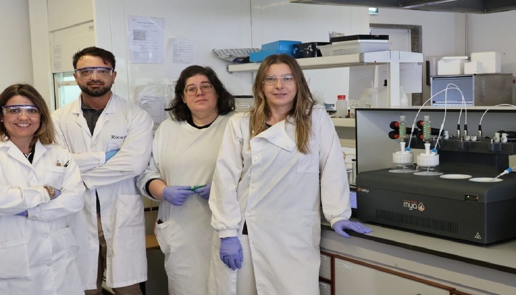 Investigadores da Universidade do Porto A equipa da U.Porto é liderada pela docente e investigadora Marta Correia da Silva (à esquerda), da FFUP e do CIIMAR. Foto: Universidade do Porto