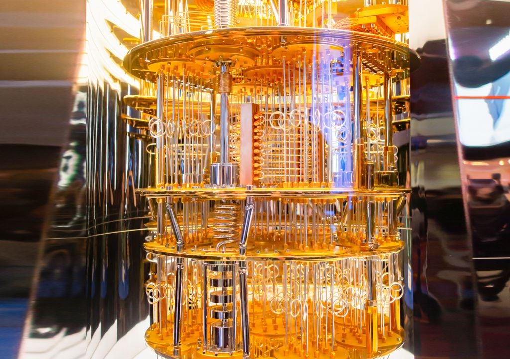 IBM Q System quantum computer.