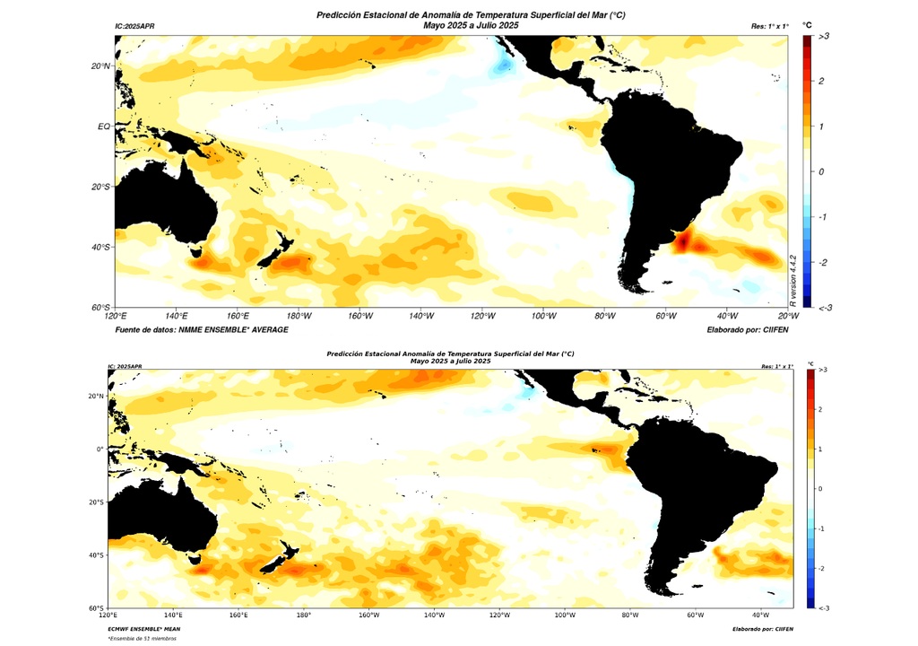 mapas de anomalías ENOS. mapas de anomalías ENOS.
